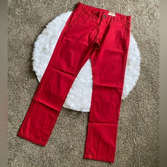 Tom Tailor Other - Tom Tailor Marvin Slim Red Pants Mens Size 32x32